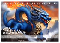 Drachen - Furchterregende und imposante Fabelwesen (Tischkalender 2027 DIN A5 quer), CALVENDO Monatskalender