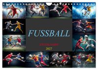 Fussball - Zweikampf (Wandkalender 2027 DIN A4 quer), CALVENDO Monatskalender