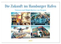 Die Zukunft im Hamburger Hafen: Visionen und Möglichkeiten von Morgen. (Wandkalender 2027 DIN A3 quer), CALVENDO Monatskalender
