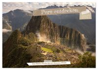 Peru - Bunte Vielfalt von Machu Picchu bis zur Atacama Wüste (Tischkalender 2027 DIN A5 quer), CALVENDO Monatskalender