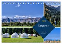 Kirgistan - Traumhafte Landschaften (Tischkalender 2027 DIN A5 quer), CALVENDO Monatskalender