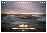 Urlaub Pur, 12 Strände aus 12 Ländern (Tischkalender 2027 DIN A5 quer), CALVENDO Monatskalender