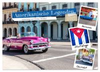 Amerikanische Legenden, unterwegs auf Kubas Straßen (Wandkalender 2027 DIN A2 quer), CALVENDO Monatskalender