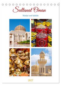 Sultanat Oman - Maskat und Salalah (Tischkalender 2027 DIN A5 hoch), CALVENDO Monatskalender