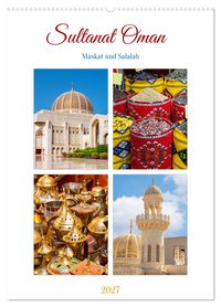 Sultanat Oman - Maskat und Salalah (Wandkalender 2027 DIN A2 hoch), CALVENDO Monatskalender