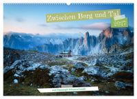Zwischen Berg und Tal (Wandkalender 2027 DIN A2 quer), CALVENDO Monatskalender