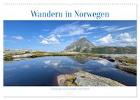 Wandern in Norwegen - Einklang von Gebirge und Meer (Wandkalender 2027 DIN A2 quer), CALVENDO Monatskalender