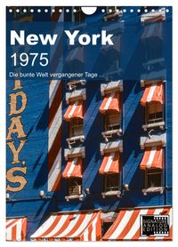 New York 1975 (Wandkalender 2027 DIN A4 hoch), CALVENDO Monatskalender