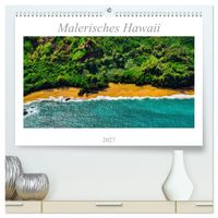 Malerisches Hawaii (hochwertiger Premium Wandkalender 2027 DIN A2 quer), Kunstdruck in Hochglanz