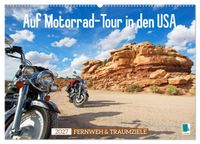 Auf Motorrad-Tour in den USA (Wandkalender 2027 DIN A2 quer), CALVENDO Monatskalender