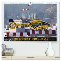 Helikopter in der Luft 2.0 (hochwertiger Premium Wandkalender 2027 DIN A2 quer), Kunstdruck in Hochglanz