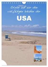 Erlebe mit mir den vielfältigen Westen der USA (Wandkalender 2027 DIN A4 hoch), CALVENDO Monatskalender