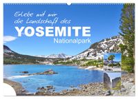 Erlebe mit mir die Landschaft des Yosemite Nationalpark (Wandkalender 2027 DIN A2 quer), CALVENDO Monatskalender