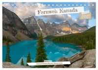 Fernweh Kanada - Naturerlebnis Rocky Mountains (Tischkalender 2027 DIN A5 quer), CALVENDO Monatskalender