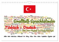 Smalltalk Sprachkalender Türkisch-Deutsch (Wandkalender 2027 DIN A4 quer), CALVENDO Monatskalender