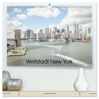 Weltstadt New York (hochwertiger Premium Wandkalender 2027 DIN A2 quer), Kunstdruck in Hochglanz