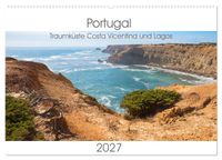 Portugal - Traumküste Costa Vicentina und Lagos (Wandkalender 2027 DIN A2 quer), CALVENDO Monatskalender