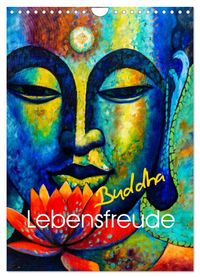 Lebensfreude Buddha (Wandkalender 2027 DIN A4 hoch), CALVENDO Monatskalender