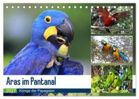 Aras im Pantanal (Tischkalender 2027 DIN A5 quer), CALVENDO Monatskalender