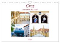 Graz - eine Stadt mit Flair (Wandkalender 2027 DIN A4 quer), CALVENDO Monatskalender