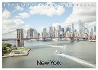 New York (Tischkalender 2027 DIN A5 quer), CALVENDO Monatskalender
