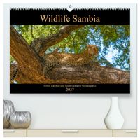 Wildlife Sambia (hochwertiger Premium Wandkalender 2027 DIN A2 quer), Kunstdruck in Hochglanz