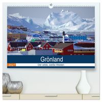 Grönland - Der wilde, weiße Westen (hochwertiger Premium Wandkalender 2027 DIN A2 quer), Kunstdruck in Hochglanz