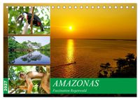 Amazonas - Faszination Regenwald (Tischkalender 2027 DIN A5 quer), CALVENDO Monatskalender