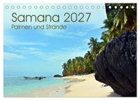 Samana - Palmen und Strände (Tischkalender 2027 DIN A5 quer), CALVENDO Monatskalender