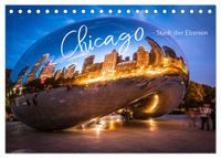 Chicago - Stadt der Ebenen (Tischkalender 2027 DIN A5 quer), CALVENDO Monatskalender