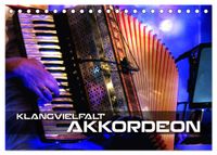 Klangvielfalt Akkordeon (Tischkalender 2027 DIN A5 quer), CALVENDO Monatskalender