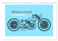 Motor Craft Motorräder (Tischkalender 2027 DIN A5 quer), CALVENDO Monatskalender