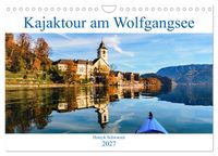 Kajaktour am Wolfgangsee (Wandkalender 2027 DIN A4 quer), CALVENDO Monatskalender