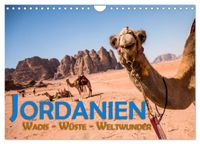 Jordanien - Wadis - Wüste - Weltwunder (Wandkalender 2027 DIN A4 quer), CALVENDO Monatskalender