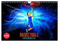 Basketball Fantasiewelten (Wandkalender 2027 DIN A4 quer), CALVENDO Monatskalender