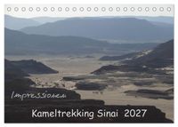 Impressionen Kameltrekking Sinai 2027 (Tischkalender 2027 DIN A5 quer), CALVENDO Monatskalender