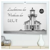 Leuchttürme der Westküste der USA (hochwertiger Premium Wandkalender 2027 DIN A2 quer), Kunstdruck in Hochglanz
