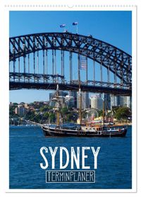 SYDNEY Terminplaner (Wandkalender 2027 DIN A2 hoch), CALVENDO Monatskalender