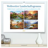 Weltweiter Landschaftsgenuss (hochwertiger Premium Wandkalender 2027 DIN A2 quer), Kunstdruck in Hochglanz