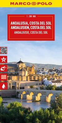 MARCO POLO Reisekarte Andalusien, Costa del Sol 1:200.000