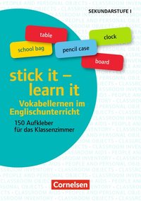 Aufkleber für den Fremdsprachenunterricht - Englisch - Klasse 5-10