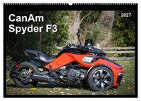 CanAm Spyder F3 (Wandkalender 2027 DIN A2 quer), CALVENDO Monatskalender