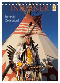 Indianer, Portrait Collection 1 (Tischkalender 2027 DIN A5 hoch), CALVENDO Monatskalender