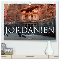 Jordanien – Felsenstadt Petra (hochwertiger Premium Wandkalender 2027 DIN A2 quer), Kunstdruck in Hochglanz