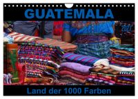 Guatemala - Land der 1000 Farben (Wandkalender 2027 DIN A4 quer), CALVENDO Monatskalender