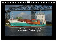 Containerschiffe (Wandkalender 2027 DIN A4 quer), CALVENDO Monatskalender