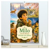 Milo und die kleien Wunder des Jahres (hochwertiger Premium Wandkalender 2027 DIN A2 hoch), Kunstdruck in Hochglanz