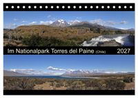 Im Nationalpark Torres del Paine (Chile) (Tischkalender 2027 DIN A5 quer), CALVENDO Monatskalender