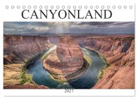 CANYONLAND, USA (Tischkalender 2027 DIN A5 quer), CALVENDO Monatskalender