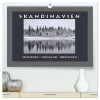 SKANDINAVIEN (hochwertiger Premium Wandkalender 2027 DIN A2 quer), Kunstdruck in Hochglanz